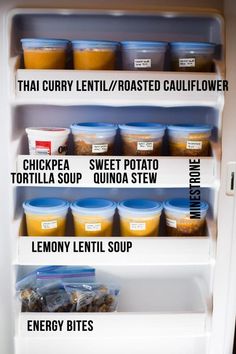 an open refrigerator filled with lots of food