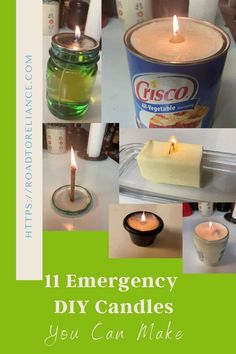 emergency diy candles you can make