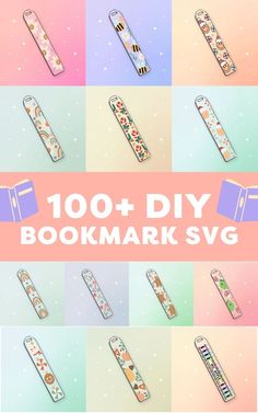 the bookmark svg is an easy way to make it look like they are in different