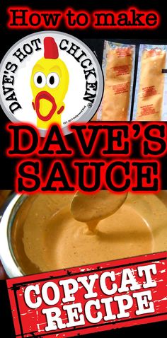 the cover of how to make davie's sauce by copycat recipe book