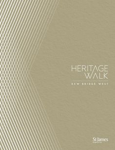 the cover of heritage walk new bridge west by st james's college, featuring lines