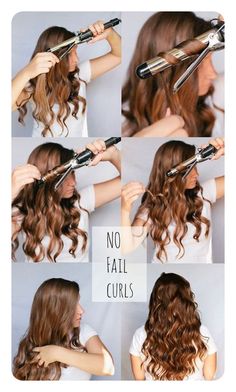 50 hermosos peinados rizos sueltos con tutorial   #hermosos #peinados #Rizos #sueltos #tutorial Hair Loop, Easy Curls, Hair Curling Tutorial, Curl Your Hair, Spiral Curls, Curling Irons, Beachy Waves, Curling Iron, Great Hair