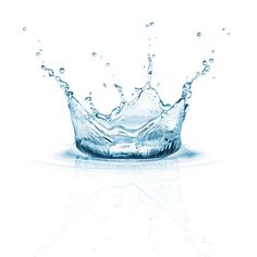 water splashing on the surface with white background stock photo - 547982