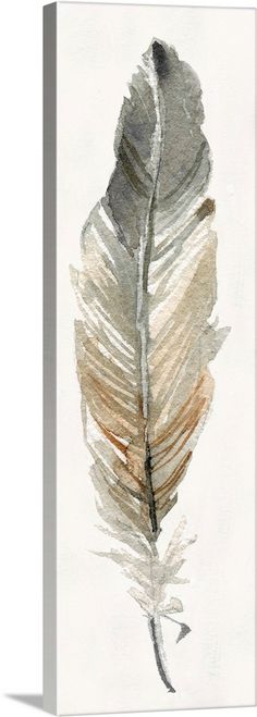 a watercolor painting of a leaf on a white background