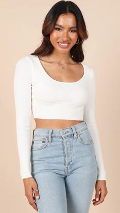 Details: Crop top Ribbed knit Long sleeves Size Chart: Size Bust Length S 80cm/31.5'' 33cm/13'' M 84cm/33'' 34cm/13.4'' L 88cm/34.6'' 35cm/13.7'' XL 92cm/36'' 36cm/14'' Fitted Soft Knit Long Sleeve Top, Fitted Knit Crop Top With Long Sleeve, Fitted Long Sleeve Knit Crop Top, Fitted Knit Long Sleeve Crop Top, Textured Knit Long Sleeve Crop Top, Spring Stretch Knit Long Sleeve Top, Casual Scoop Neck Knit Sweater, Spring Ribbed Stretch Tops, Spring Textured Knit Long Sleeve Crop Top