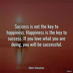 “Success is...” - Quotes Albert Schweitzer Albert Schweitzer