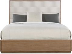 Sonnet Beige Oak Wood Queen Platform Bed by Hooker Furniture California King Platform Bed, King Poster Bed, Queen Canopy Bed, King Upholstered Bed, Queen Upholstered Bed, King Platform Bed, Queen Panel Beds, Organic Textures, Queen Platform Bed