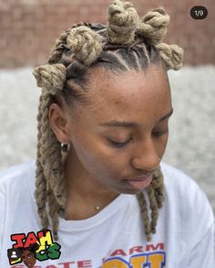 Diy Dreads, Jah Locs, Loc Updos, Loc Ideas, Cornrows With Box Braids, Plait Styles, Natural Hair Weaves, Locs Styles