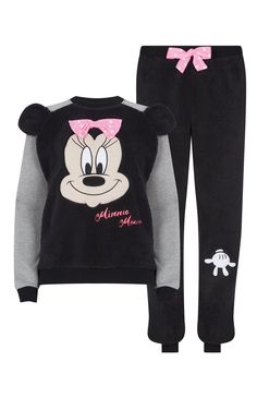 Primark - Pyjama sherpa Minnie Mouse Primark Pijama, Cute Pijamas, Primark Pyjamas, Pijamas Women, Strapless Shirt, Cosy Outfit