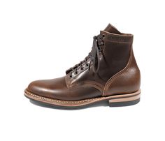 The MP honors our long and proud history of shoeing military men. Modeled after American infantry boots during WWII, but updated with a sleek one-piece backstay, this stylish boot boasts the durability and longevity of its heavy armored namesake with the chiseled jaw and cap-toe of a high end street boot, for a combination of old world quality and new world swagger unavailable anywhere else on the market. Take it to the field, or wear it on the streets: the M1 will outlast the competition. Model Classic Waterproof Boots With Waxed Finish, Goodyear Welted Oiled Leather Work Boots, Vintage Moc Toe Boots With Waxed Finish, Classic Waterproof Boots With Waxed Finish And Round Toe, Vintage Boots With Waxed Finish And Round Toe, Classic High-top Oiled Leather Work Boots, Classic Waterproof Boots With Rubber Sole And Oiled Leather, Classic Waxed Ankle Boots, Vintage Waxed Finish Plain Toe Boots