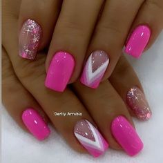 Summer Nails 2023, Tropical Nails, Pink Gel Nails, Subtle Nails, Work Nails, Pretty Nail Art Designs, Nails 2023