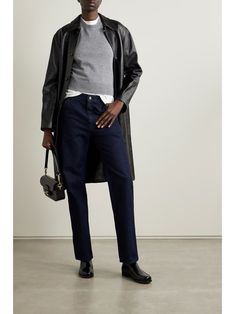 NILI LOTAN Calvin Carpenter high-rise straight-leg jeans | NET-A-PORTER Carpenter Jeans, Nili Lotan, Workwear Fashion, Luxury Women Fashion, Sports Suit, Fall Winter Outfits, Net A Porter, Women Collection, Straight Leg Jeans