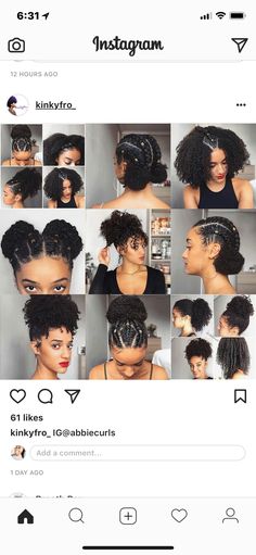 Mixed Hair Care, Different Hair Styles, Natural Updo, Updo Braids, Cute Natural Hairstyles, Afro Natural, Natural Hairstyle