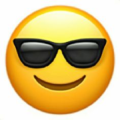 a yellow smiley face with sunglasses on it