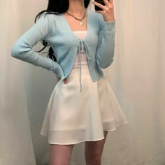 Mode Ulzzang, Soft Girl Outfits, Korean Girl Fashion, Girly Outfits, Korean Outfits, Teen Fashion Outfits, Looks Vintage