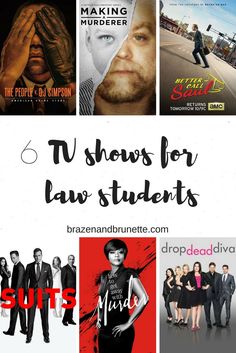 the poster for tv shows for law students