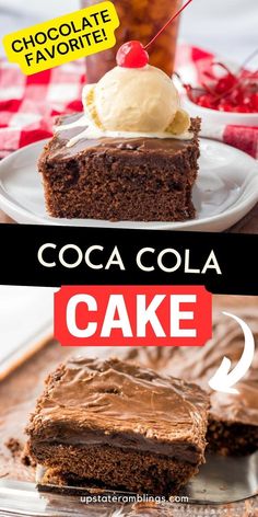 Cracker Barrel Coca Cola Cake  for favorite Pinterest pin. Cracker Barrel Coca Cola Cake, Southern Coca Cola Cake, Cracker Barrel Coca Cola Chocolate Cake, Coca Cola Cake With Box Cake, Cracker Barrel Copycat Recipes, Fudge Flavors