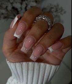 White French Nails, Baby Nails, French Nail, White French, Boss Baby, Long Acrylic Nails, French Nails, Beauty Inspiration