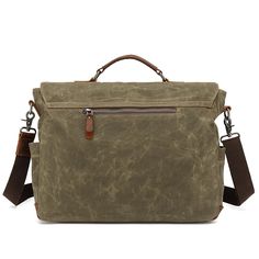 Mens Satchel Bag with Laptop Sleeve Large Capacity Satchel Briefcase For Outdoor, Outdoor Satchel Briefcase With Luggage Sleeve, Business Canvas Satchel With Large Capacity, Rectangular Canvas Briefcase For Outdoor, Outdoor Large Capacity Shoulder Laptop Bag, Classic Rectangular Laptop Bag For Outdoors, Khaki Shoulder Bag For Everyday Use, Classic Rectangular Laptop Bag For Outdoor, Outdoor Canvas Shoulder Bag Briefcase