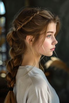 Braided Coronet Hairstyle, Braid Crown With Hair Down, Braided Hair Band Hairstyles, Braided Hair Reference, Braided Coronet, Hair Braid Crown, Coronet Braid, Curly Elegant Hairstyles, Braid Crown Hairstyles