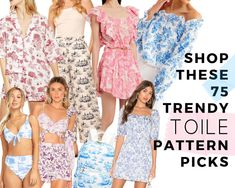 Read the post now! - blogger style lifestyle blog - Trending for 2019: Toile de Jouy | Bella Wesley blog - Shop the post at bellawesley.com Bed Duvets, Blue And White Toile, Mini Dress Style, Farmhouse Theme, Toile Pattern, Childhood Home, Oversized Sweaters, Trending Hairstyles, Blogger Style