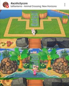 the animal crossing game is being played on nintendo wii