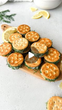 Kristel Talie on Instagram: "Smoked Salmon and Cream Cheese Canapés✨ A Dill-icious appetizer to serve at your next gathering! 👌🏻🌿

Ingredients

80g smoked salmon, roughly chopped 
150g cream cheese
Juice of half a lemon
Around 1 tbsp chopped chives
Salt and pepper to taste
Crackers
A small bunch of dill, chopped

In a bowl, mix all the filling ingredients together until combined. Taste and adjust any of the ingredients to your preference. Scoop one tbsp of the filling and place onto a cracker, then top it with a second cracker. Gently press and smooth the edges with a back of the spoon and dip the edges in the dill until completely covered. Repeat until all the filling is used. Enjoy!🥂

#canapes #smokedsalmon #creamcheese #fingerfood #appetizers"