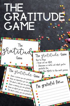 the gratitude game for kids to play with