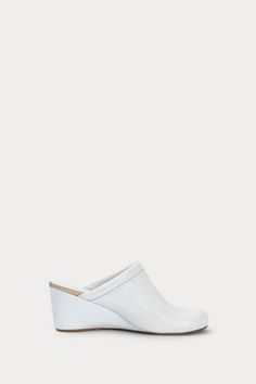 White Wedges, Nappa Leather