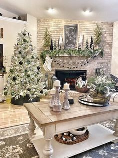 Get easy and stylish Christmas decor ideas for your living room to quickly deck the halls and create a festive atmosphere. #ChristmasOnABudget #DIYDecor #HolidayVibes #FestiveHome #BudgetFriendlyDecor #ChristmasCheer White Gray Christmas Decor, Walmart Christmas Decor 2023, Christmas End Table Decor Ideas, Coffee Table Christmas Decor, Trendy Christmas Decor, Christmas Coffee Table Decor, Living Room Christmas, Neutral Christmas