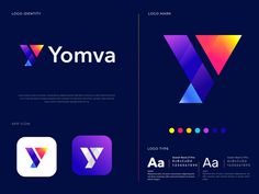 the logo for yomva, an appliance that is designed to look like a