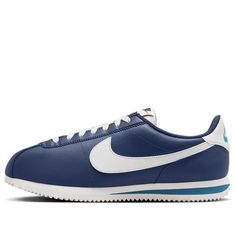 DM4044-400 Classic Navy Nike Sneakers, Blue Classic Synthetic Sneakers, Classic Blue Synthetic Sneakers, Navy Nike Casual Sneakers, Casual Navy Nike Sneakers, Nike Cortez, Fashion Performance, Stylish Sneakers, Perfect Pair