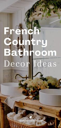 the french country bathroom decor ideas