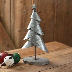 Layered Galvanized Christmas Tree - D&J Farmhouse Collections Chirmast Tree, Outside Table Decor, Galvanized Christmas Tree, Evergreen Decor, Outside Table, Mr Christmas, Farmhouse Christmas Tree, Metal Christmas Tree, Metal Christmas