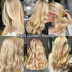 Light Golden Blonde, Blonde Hair Transformations, Golden Blonde Hair