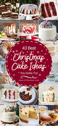 the best christmas cake ideas you've got to try