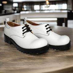 Indulge in timeless sophistication with our exquisite Genuine Leather Women Shoes on Etsy. Meticulously handcrafted, these pristine white dress shoes boast a superior level of craftsmanship and attention to detail. Elevate your style with the retro charm of our high-quality platform shoes, offering both comfort and a fashionable edge. ⚜️ Sizes: From 5 to 10 us women size ⚜️ Materials: Genuine Leather, Solid Rubber Sole ⚜️ Features: 100% Handmade Shoes, Made to Order ✨  All our items are customiz Womens Loafers, White Dress Shoes, Thoughtful Gifts For Her, Shoes Handmade, Genuine Leather Shoes, Casual Loafers, Handmade Shoes, Platform Shoes, Loafers For Women