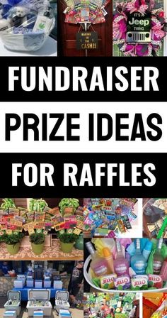 the words fundraiser prize ideas for raffles