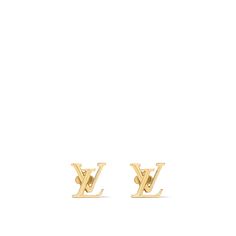 LOUIS VUITTON® - Lv Iconic Earrings - Golden Louis Vuitton Stud Earrings, Louis Vuitton Earring, Louis Vuitton Products, Louis Vuitton Jewellery, Lv Earrings Louis Vuitton, Lv Earrings, Granny Christmas, Louis Vuitton Earrings, Pandora Bracelet Charms Ideas