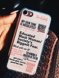 pin: @lovesherworld 💜 Airpods Apple, American Gifts, Print Phone Case, Black Pride, Cell Phone Case, Iphone Accessories, Cute Cases, Diy Phone