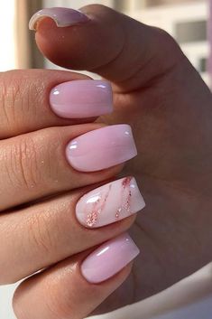 Pink Ombre Nails, Bride Nails, Acrylic Nails Coffin Short, Summer Acrylic Nails, Pink Acrylic Nails, Acrylic Nails Coffin, Square Acrylic Nails