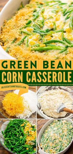 GREEN BEAN CORN CASSEROLE, Thanksgiving sides, Thanksgiving dinner recipes