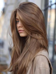 Check out these 24 fabulous Light Brown Hair Color Ideas for a fresh new look. Light brown hair is incredibly versatile and can be styled in countless ways. From beachy waves to chic updos, these ideas will show you how to make the most of your light brown locks. Find the perfect hairstyle to match your personality and lifestyle. Light Brown Hair Updo, Light Creamy Brown Hair, Healthy Light Brown Hair, Solid Golden Brown Hair, Best Light Brown Hair Color, Light Brown Solid Color Hair, Cold Hair Color Ideas, Solid Brown Hair Color Light, Muted Auburn Hair