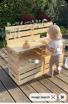 Ikea Mud Kitchen, Easy Mud Kitchen, Ikea Outdoor, Garden Playhouse, Outdoor Play Space, Outdoor Play Spaces, Diy Mud Kitchen