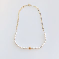 The Cloud Baroque Pearl and Chain Necklace Pearl And Chain Necklace, Moon Goddess Necklace, Chinese Jewelry, Goddess Necklace, Moon Goddess, Trombone, Chain Gold, The Cloud, Golden Globes