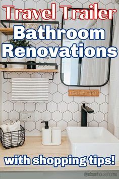 a bathroom renovation with shopping tips