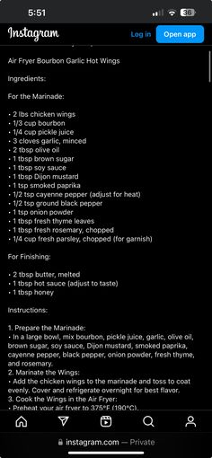 Pickle Juice, Hot Wings, Fresh Thyme, Fresh Rosemary, Cayenne Peppers, Ground Black Pepper, Fresh Parsley, Smoked Paprika, Dijon Mustard