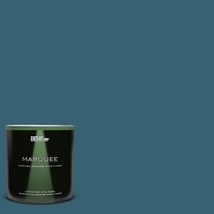 a can of marjoiee paint on a green background with the words marjoie