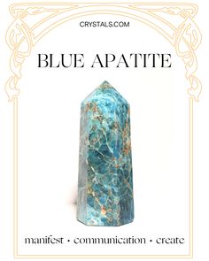 Blue Apatite Crystal: A Powerful Tool for Enhancing Creativity, Commun – CRYSTALS.COM Apatite Crystal Meaning, Blue Apatite Crystal, Apatite Crystal, Alternative Healing, Interpersonal Relationship, How To Improve Relationship, Power Crystals, Spiritual Awareness