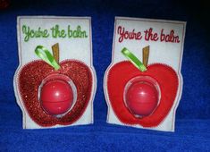 Teacher/Apple EOS Lip Balm Holder Card You're The Balm, Lip Balm Gift, Eos Lip Balm, Cuddling On The Couch, Lip Balm Holder, Teacher Apple, Victoria Secret Perfume, Uv Gel Nails, Retail Stores